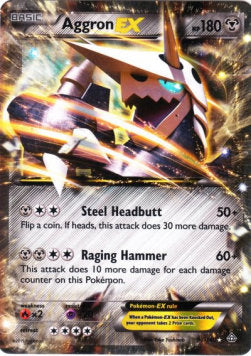 Aggron EX - Primal Clash (Ultra Rare) [PRC-93]