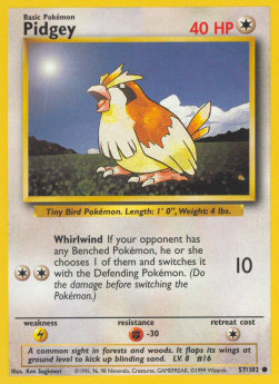 Pidgey - Base Set (Common) [BS-57]