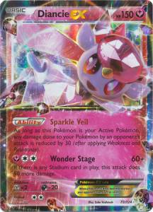 Diancie EX - Fates Collide (Ultra Rare) [FCO-72]
