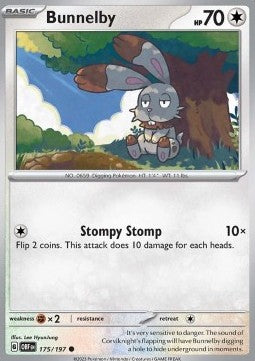Bunnelby - Obsidian Flames (Common) [OBF-175]