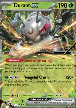Durant ex - Surging Sparks (Double Rare) [SSP-004]