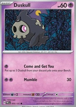 Duskull - Prismatic Evolutions (Common) [PRE-035]