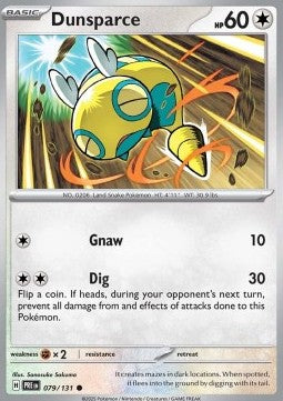 Dunsparce - Prismatic Evolutions (Common) [PRE-079]
