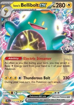 Iono's Bellibolt ex - Journey Together (Double Rare) [JTG-053]