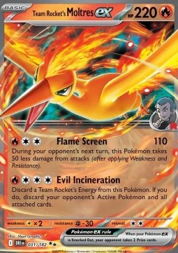 Team Rocket's Moltres ex - Destined Rivals (Double Rare) [DRI-031]