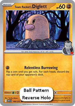 Team Rocket's Diglett