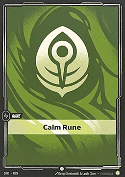 Calm Rune (V.1 - Common)