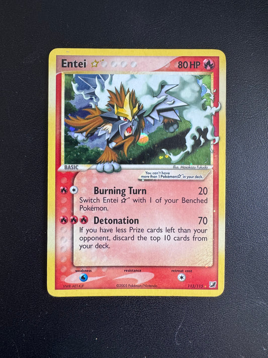 Entei Gold Star - EX Unseen Forces (Secret Rare) [UF-113]
