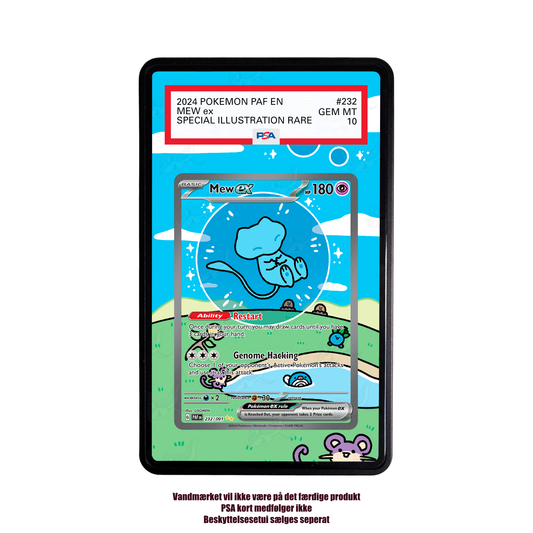 Mew ex 232 091 Custom PSA Extended Artwork
