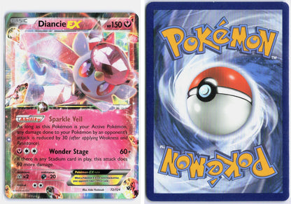Diancie EX - Fates Collide (Ultra Rare) [FCO-72]