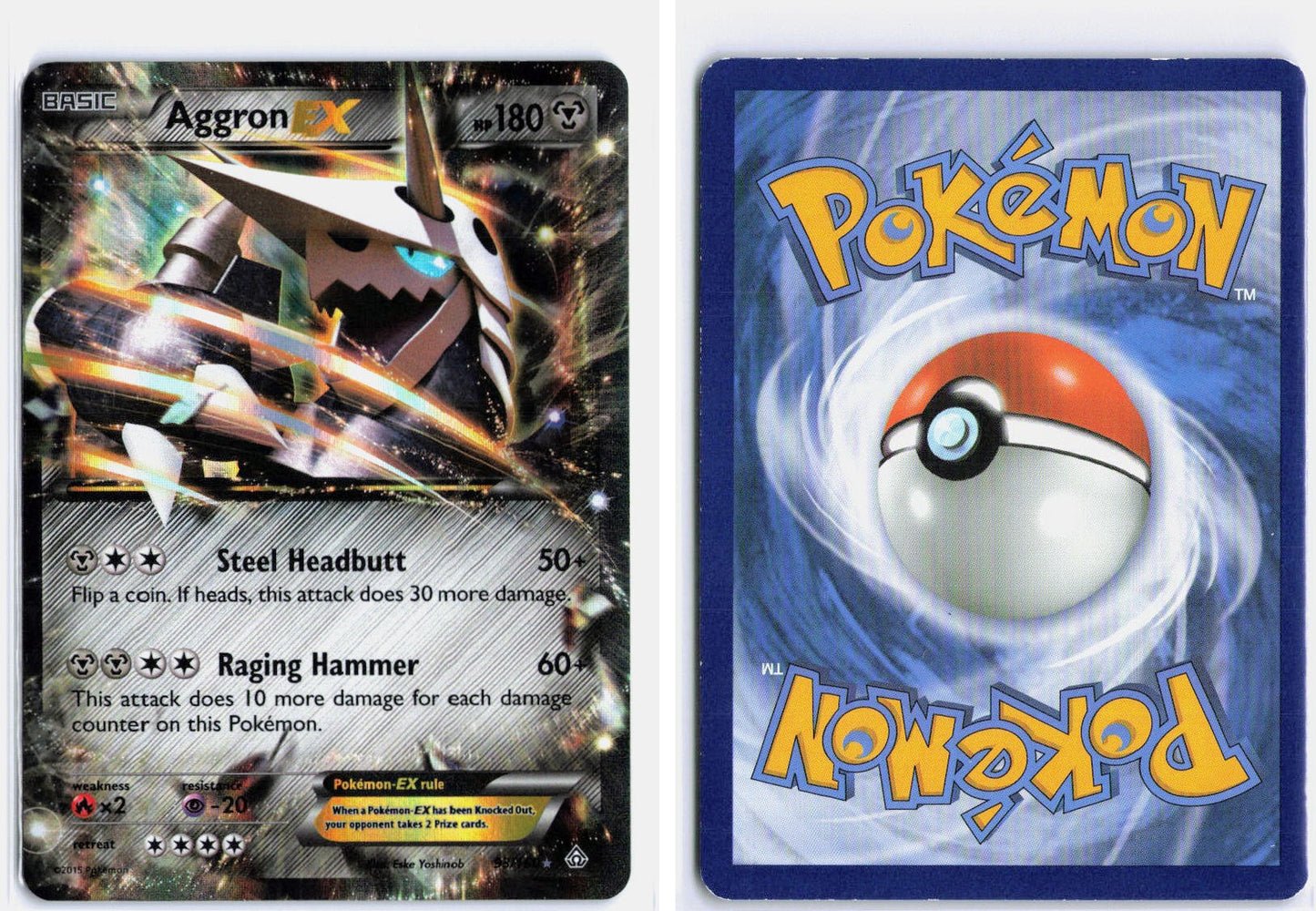 Aggron EX - Primal Clash (Ultra Rare) [PRC-93]