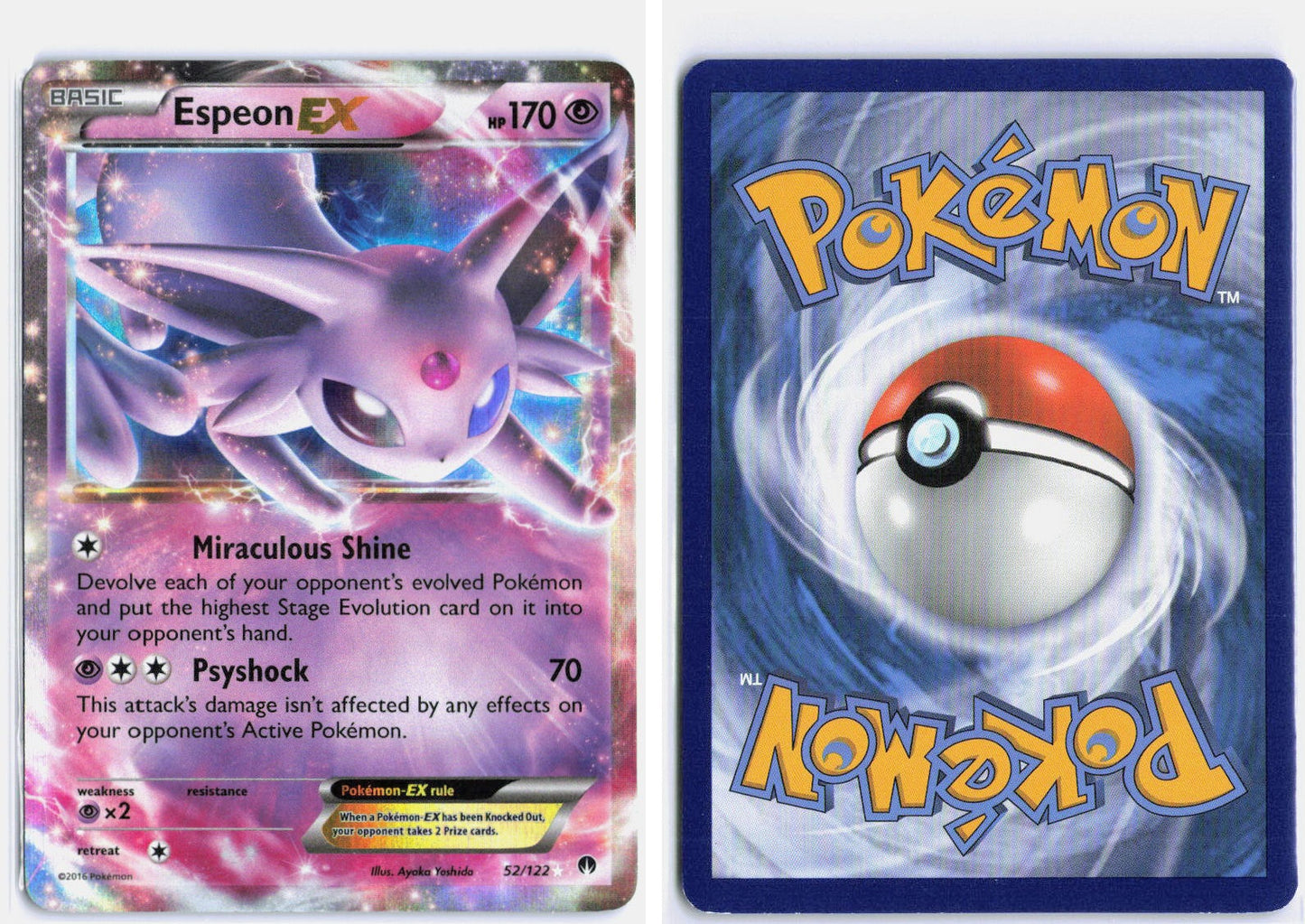 Espeon EX - BREAKpoint (Ultra Rare) [BKP-52]