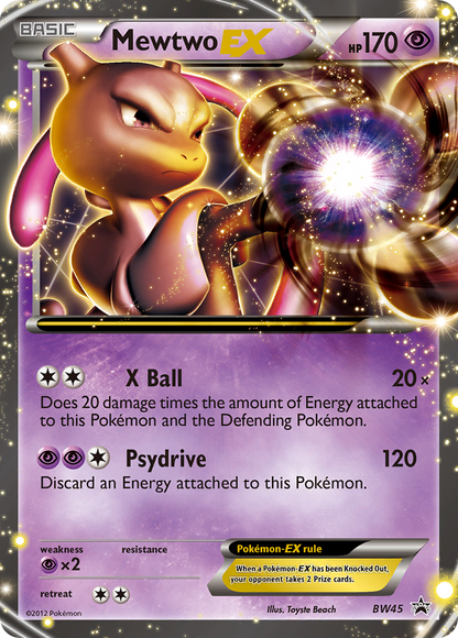 Mewtwo EX - BW Black Star Promos (Promo) [BW-45]