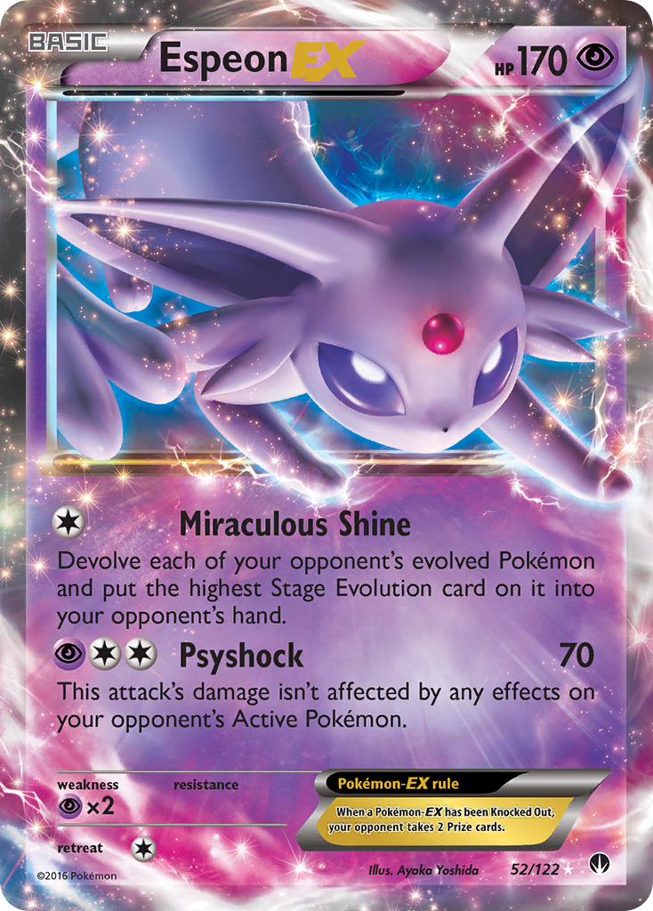 Espeon EX - BREAKpoint (Ultra Rare) [BKP-52]