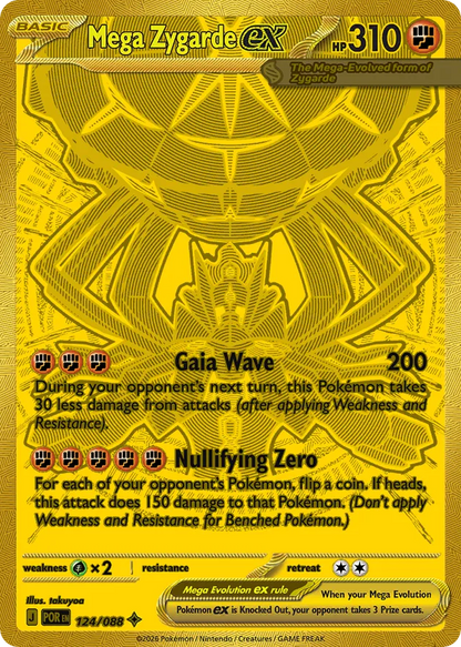 Mega Zygarde ex - Perfect Order (Secret Rare) [POR-124]