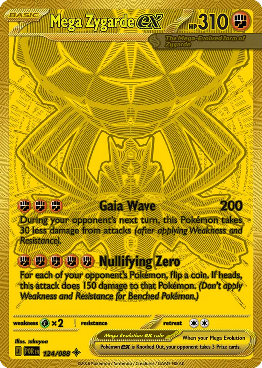Mega Zygarde ex - Perfect Order (Secret Rare) [POR-124]