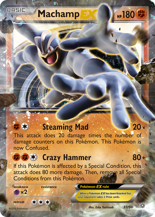 Machamp EX - Ancient Origins (Ultra Rare) [AOR-37]